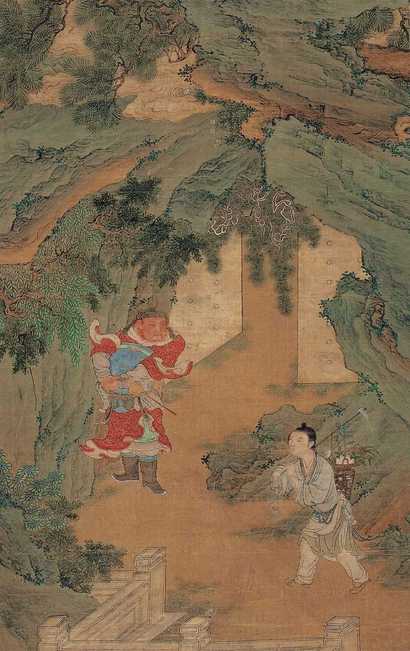 佚名 人物 立轴